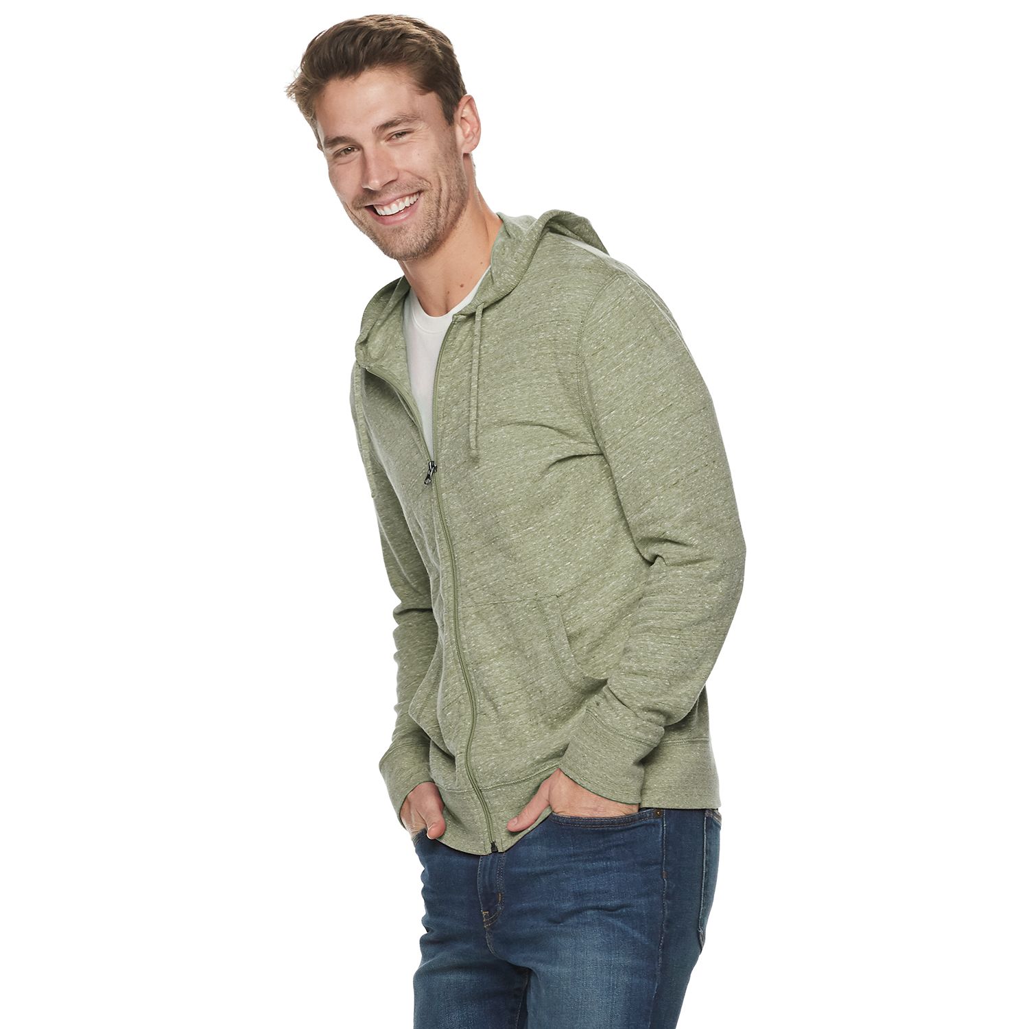 kohls mens zip up sweaters