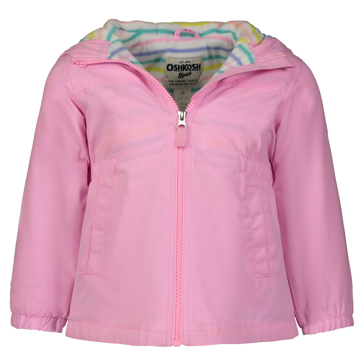 girls fleece lined coat