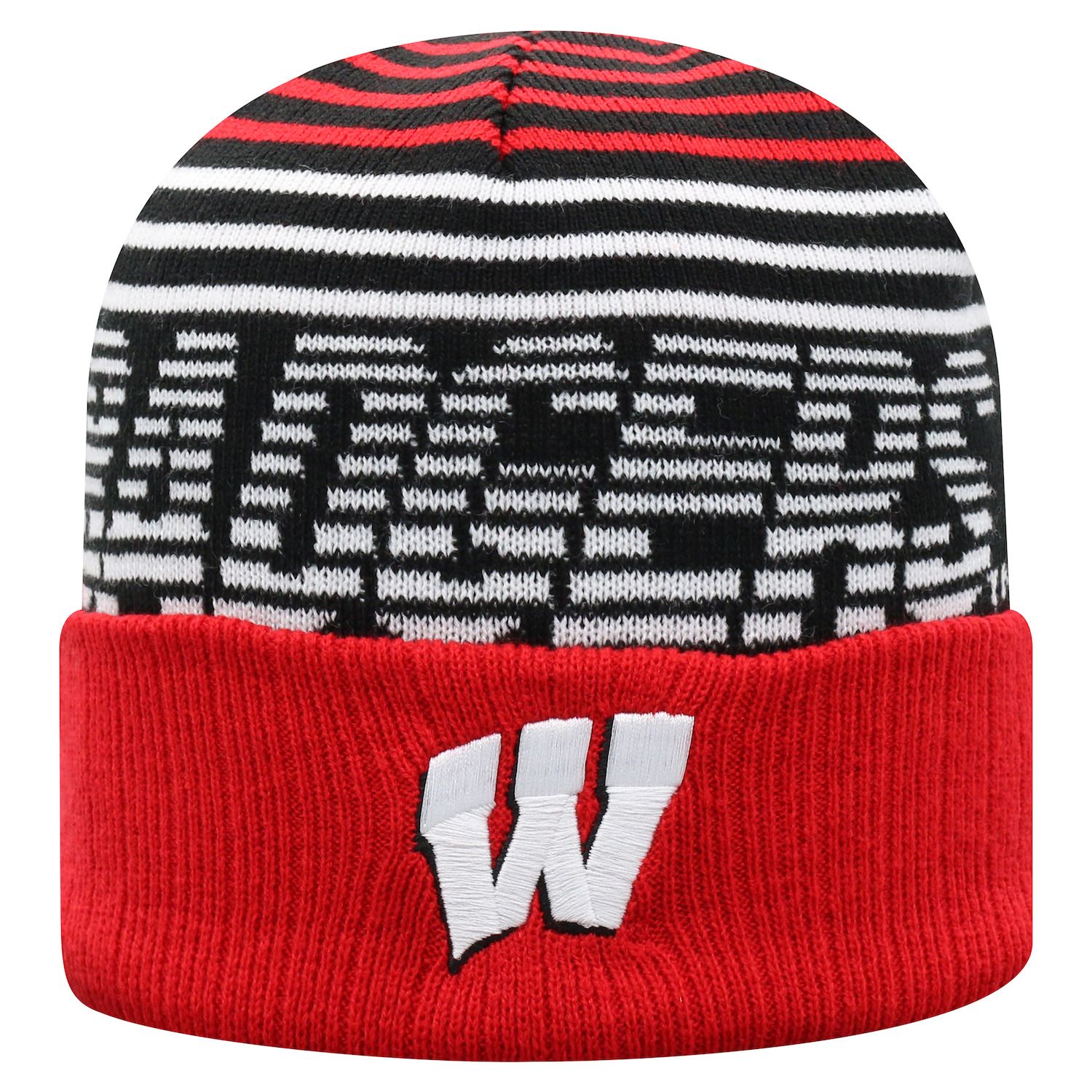 wisconsin badgers knit hat