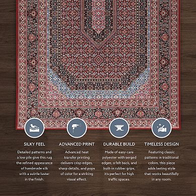 Linon Emerald Garna Indoor Area Rug