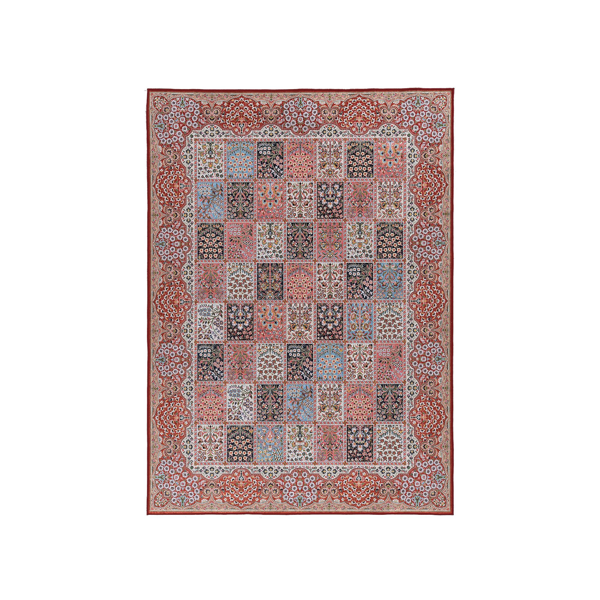 Linon Emerald Farrah Rug, Red