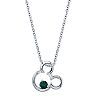 Disney Mickey Mouse Birthstone Necklace