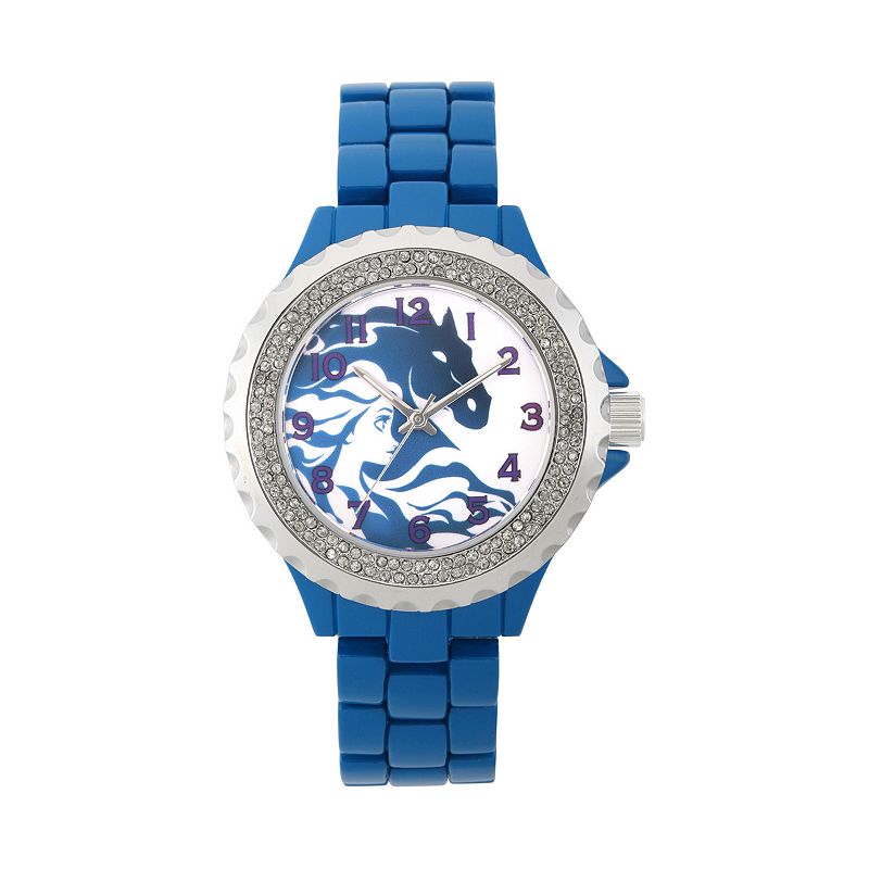 Disney's "Frozen 2" Women's Blue Enamel Watch, Size: Large