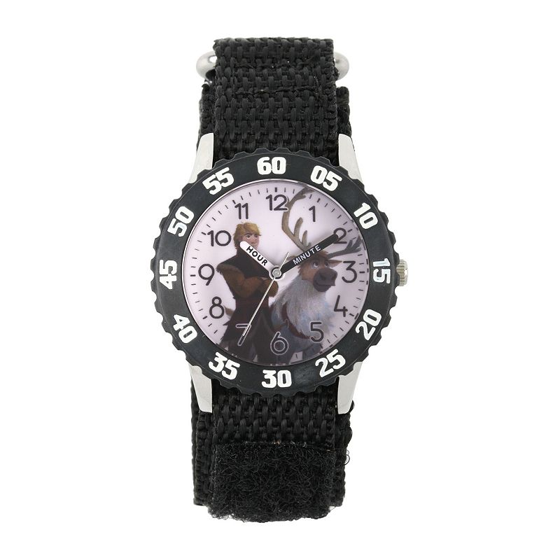 Disney's "Frozen 2" Boys' Sven Time Teacher Watch, Boy's, Size: Medium, Black