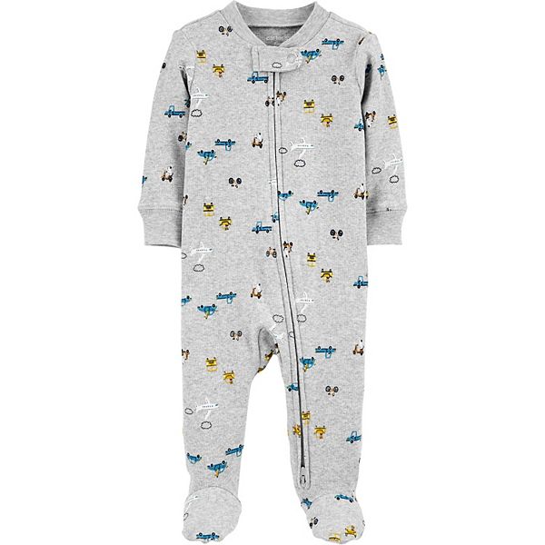 Baby Boy Carter's Transportation 2-Way Zip Sleep & Play