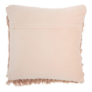 Mina Victory Shag Braided Shag Throw Pillow