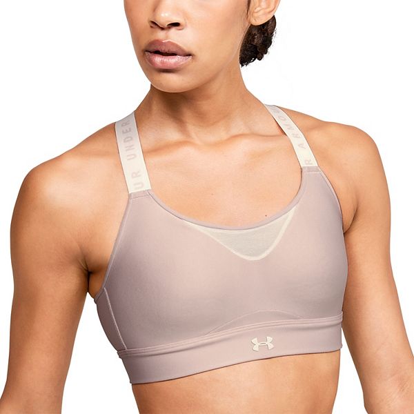 Under Armour UA Low Impact Sports Bra Size Large 36-38 Pale Rose RN# 96510