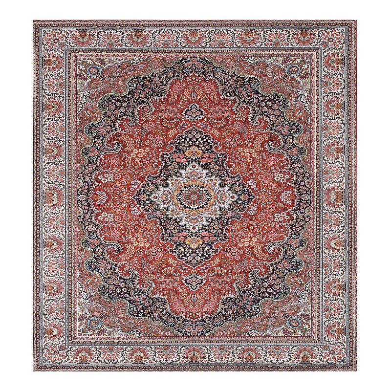 Linon Emerald Marcie Rug, Red, 3X5 Ft