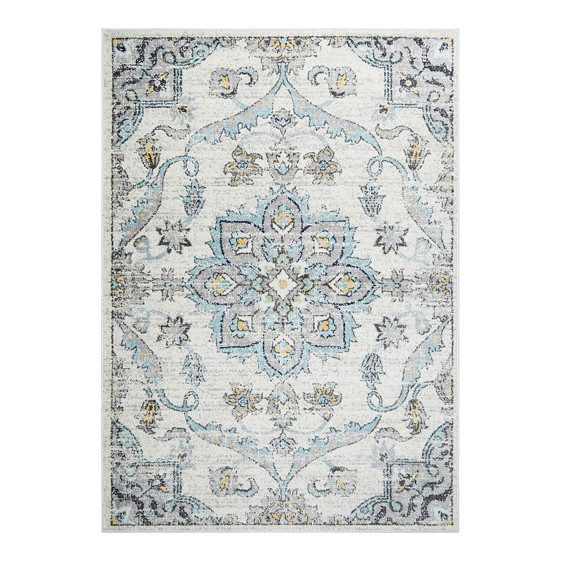 Home Dynamix Nova Astoria Area Rug, Beig/Green, 4X5.5 Ft