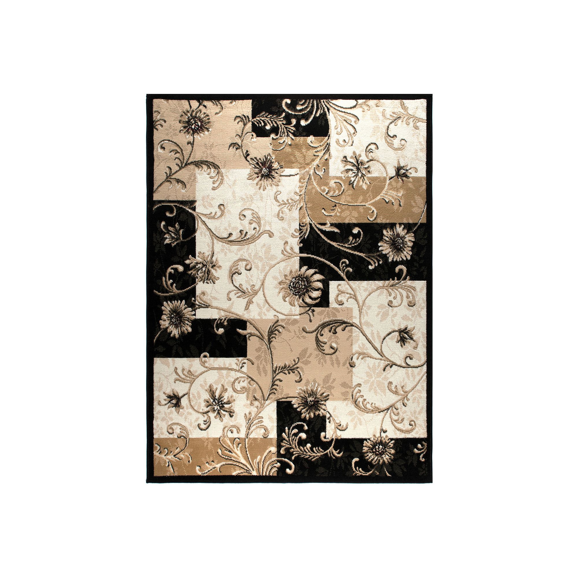 Home Dynamix Optimum Byron Area Rug, Black