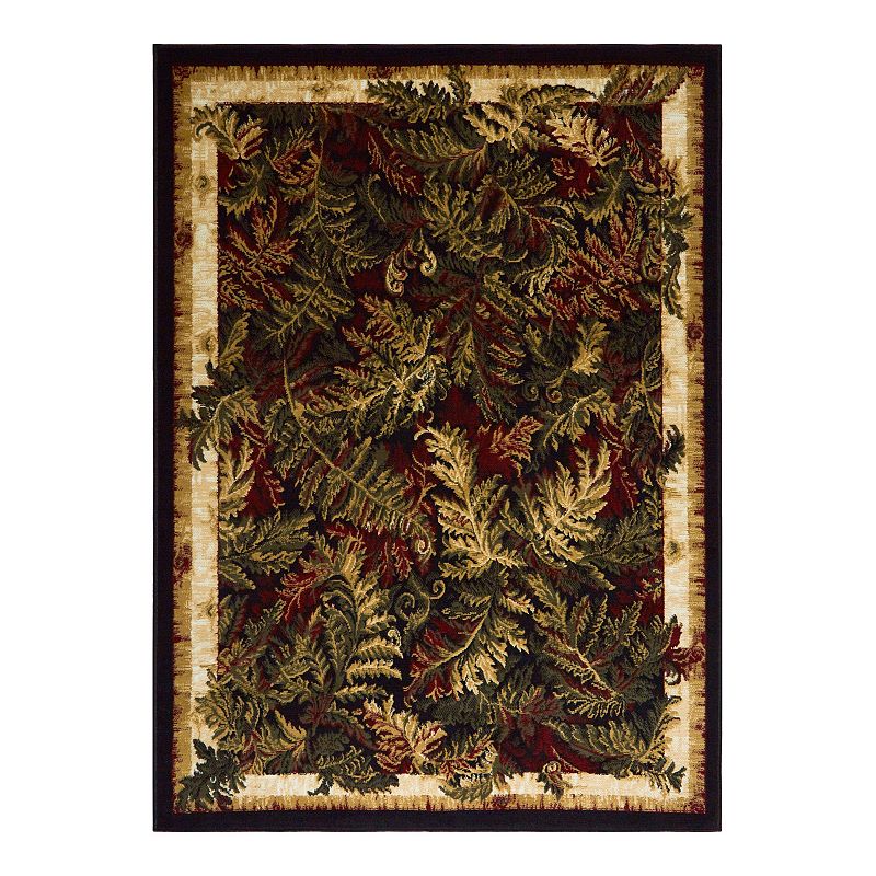 Home Dynamix Optimum Kawan Area Rug, Black, 8X10.5 Ft