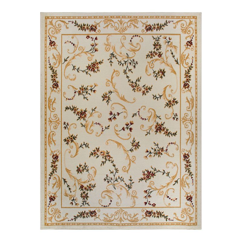 Home Dynamix Optimum Apollo Area Rug, Beig/Green, 8X10.5 Ft