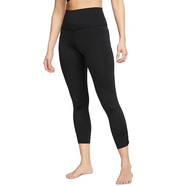 Women s Nike Yoga Ruched High Waisted Ankle Leggings