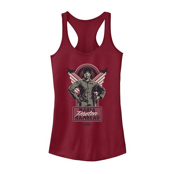 Juniors' Marvel Maria Photon Rambeau Portrait Tank Top