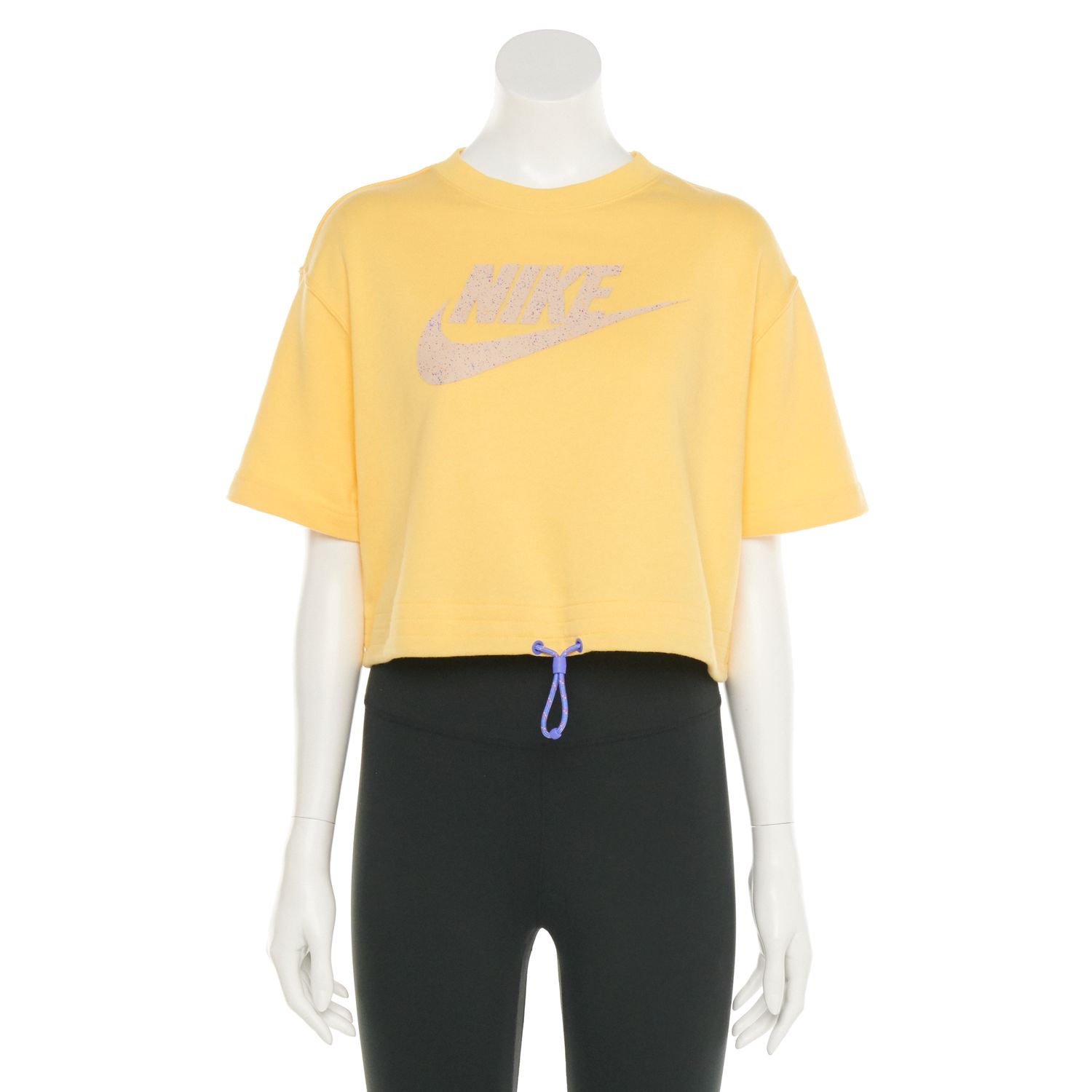 women's nike sportswear icon clash color block short