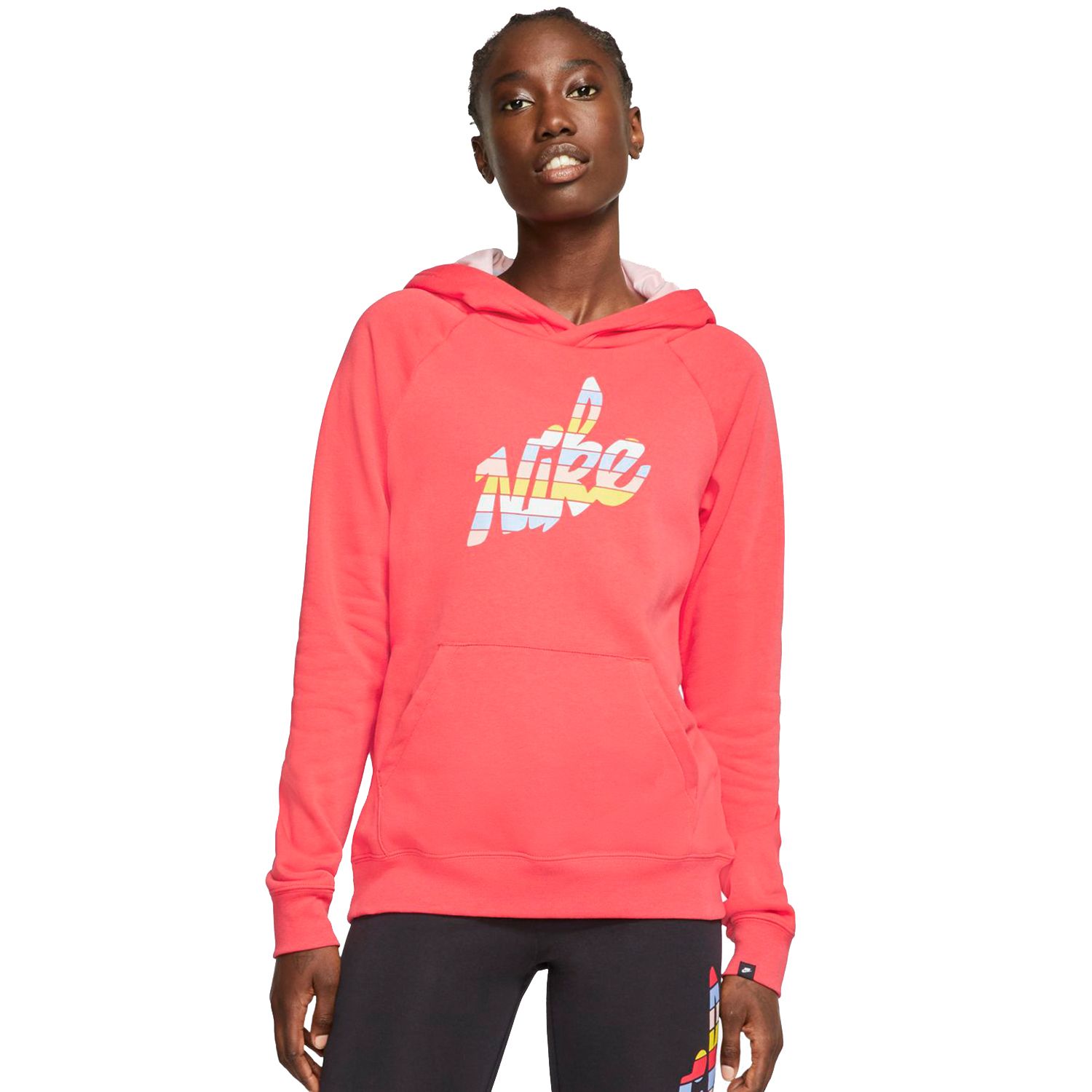 red nike hoodie womens