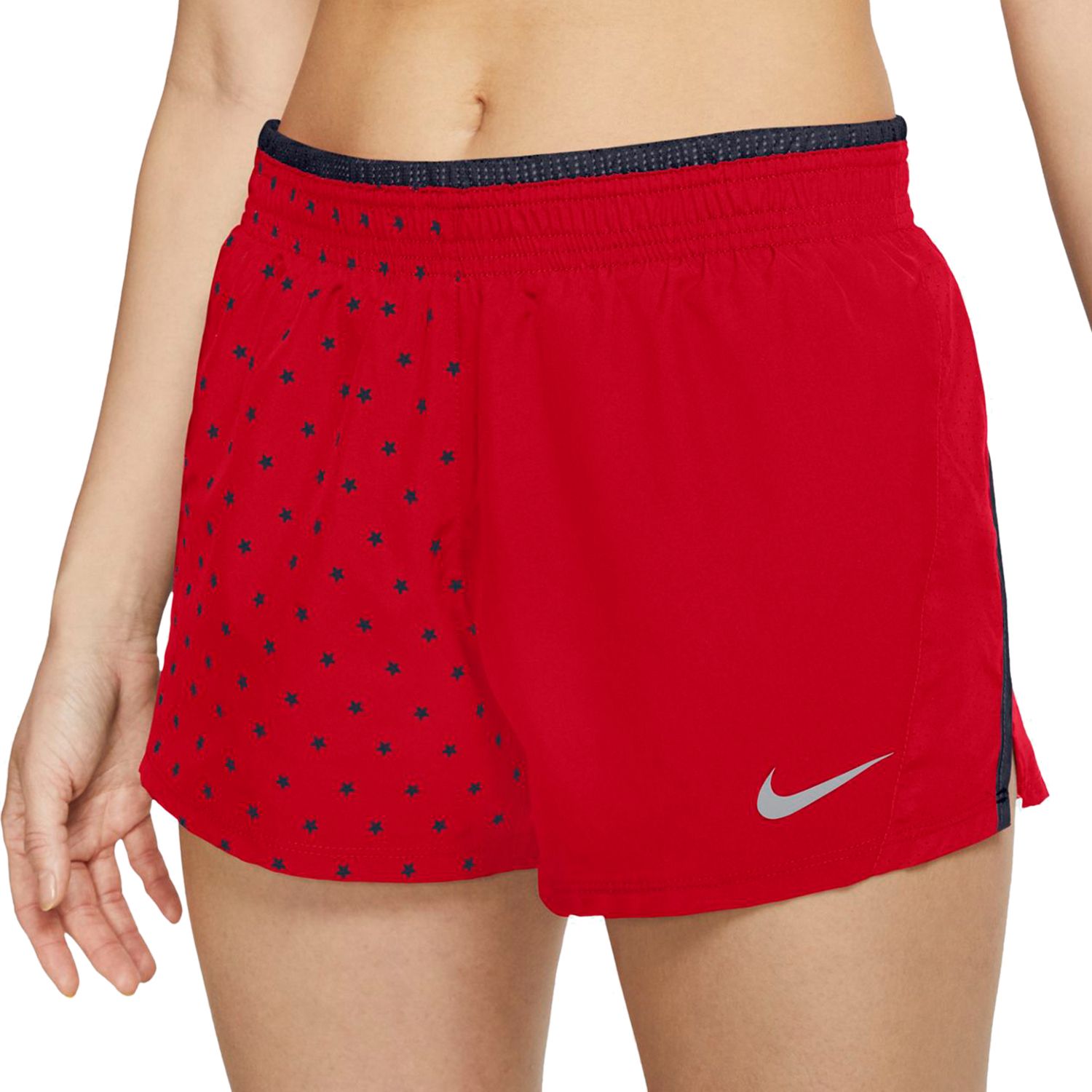 womens nike shorts red