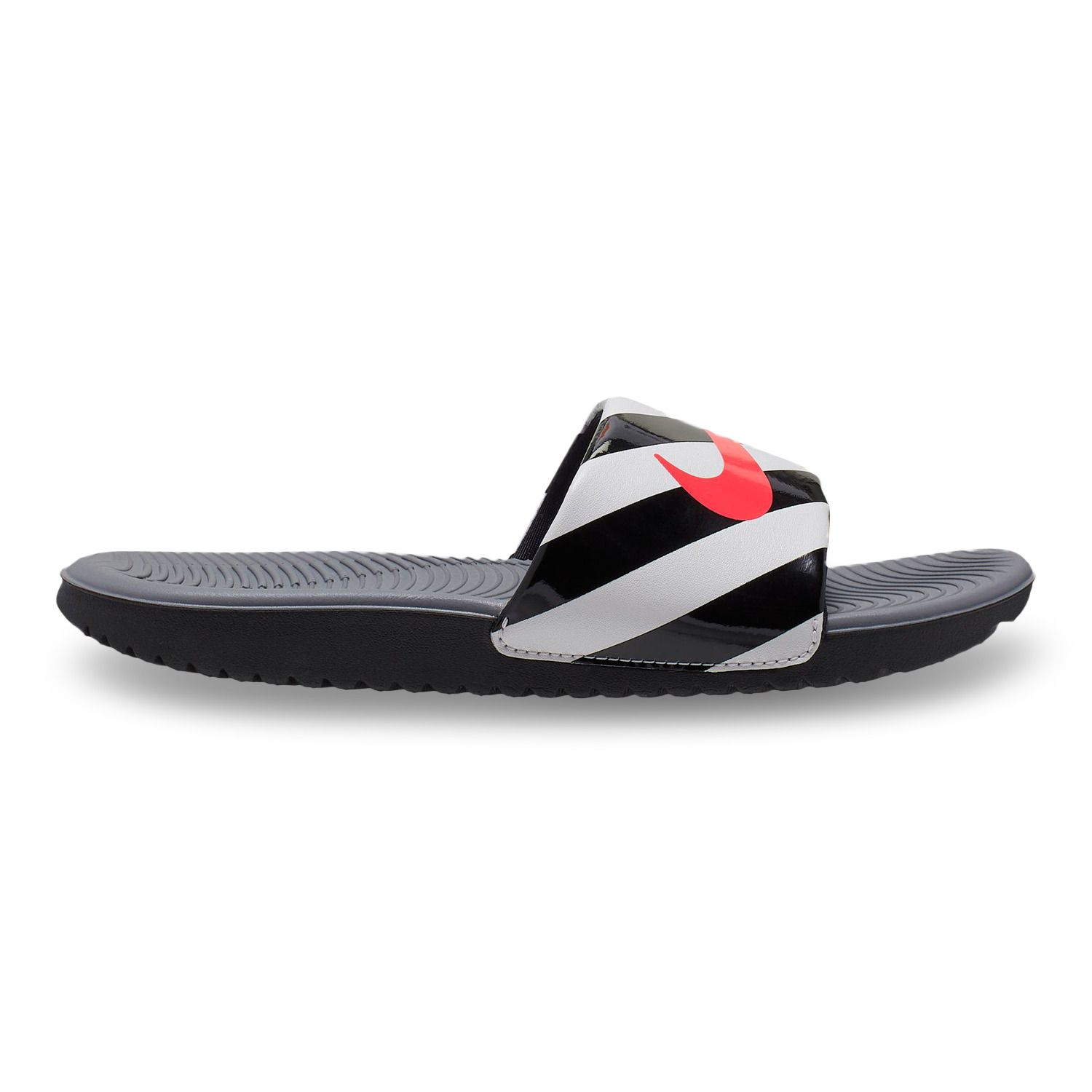 red nike slides kids