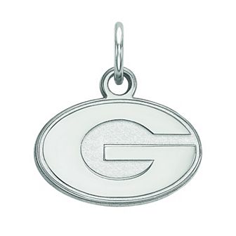LogoArt Georgia Bulldogs 10K White Gold Pendant