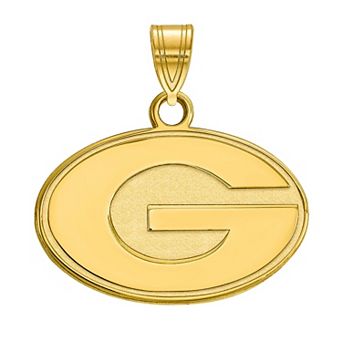 LogoArt Georgia Bulldogs 10K Yellow Gold Small Pendant
