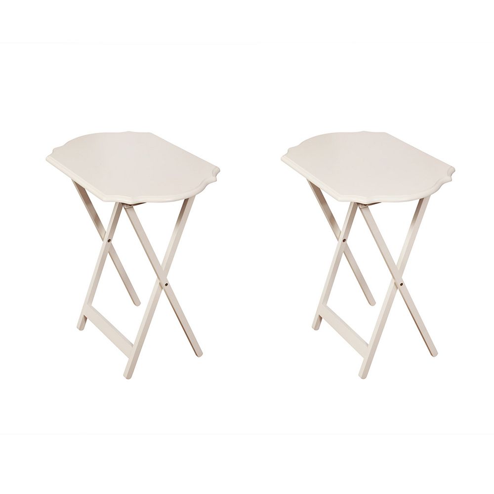 Linon Joelle TV Tray Table 2-piece Set