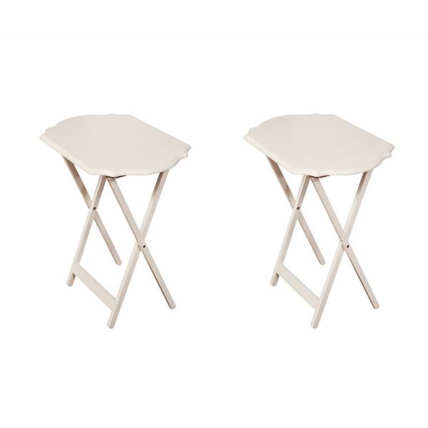 Linon Joelle TV Tray Table 2piece Set