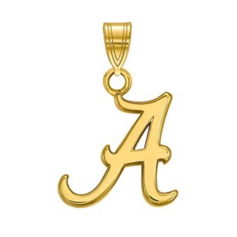 LogoArt 14k Gold over Silver Alabama Crimson Tide Pendant