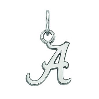 LogoArt 14k White Gold Alabama Crimson Tide Pendant