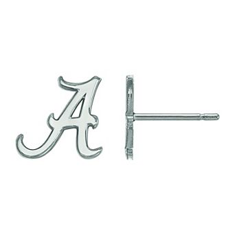 LogoArt Sterling Silver Alabama Crimson Tide Post Earrings