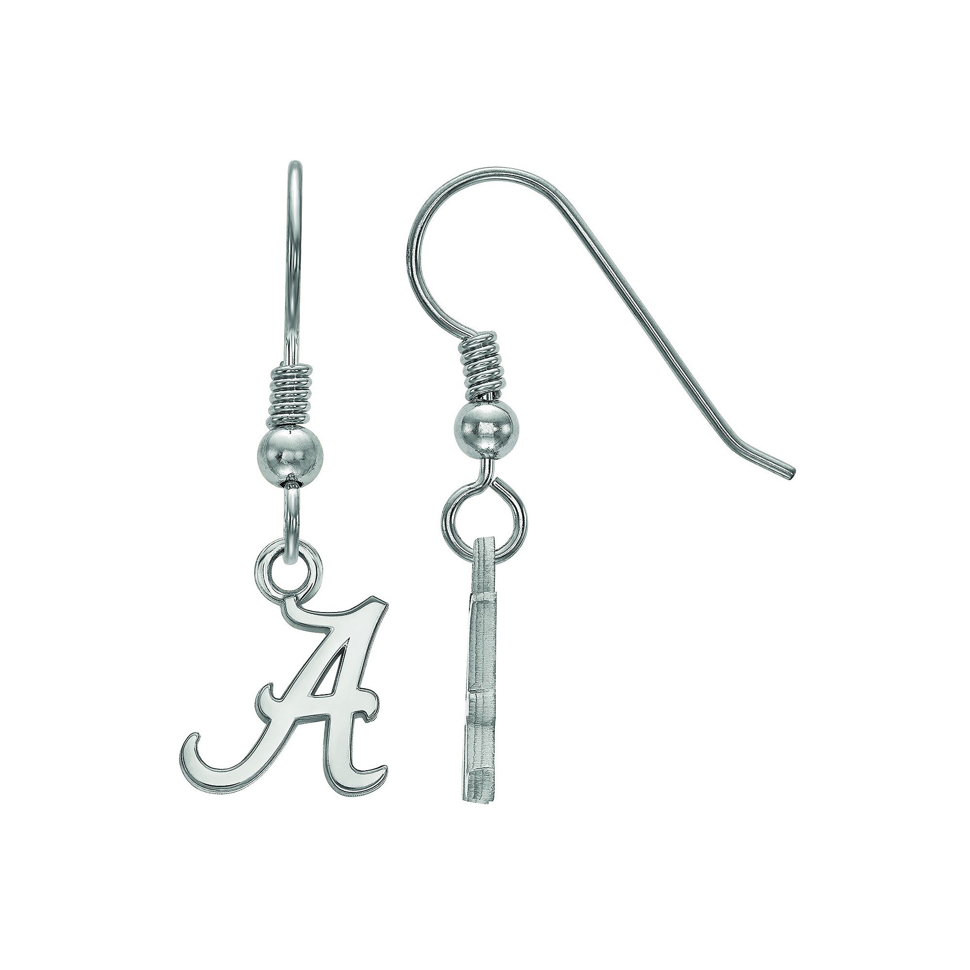 LogoArt Sterling Silver Alabama Crimson Tide Drop Earrings, Womens, Size: 