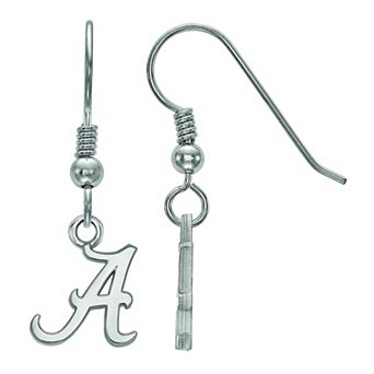 LogoArt Sterling Silver Alabama Crimson Tide Drop Earrings