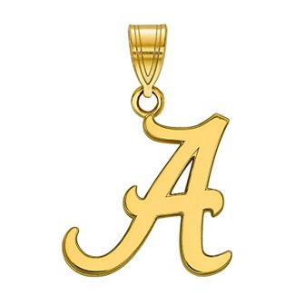LogoArt 14k Gold Alabama Crimson Tide Pendant