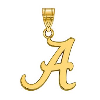 LogoArt 14k Gold Alabama Crimson Tide Pendant