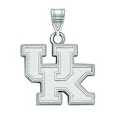 Kentucky Wildcats Dayna Designs Women's Silver Team State Outline Necklace