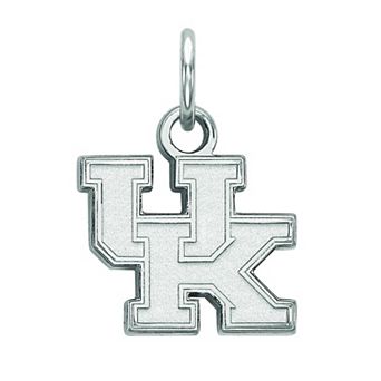 LogoArt 10K White Gold Kentucky Wildcats Pendant Necklace