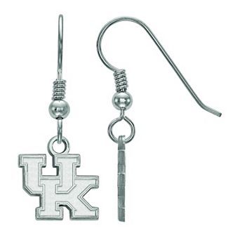 LogoArt Sterling Silver Kentucky Wildcats Drop Earrings