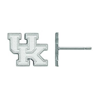 LogoArt Sterling Silver Kentucky Wildcats Post Earrings