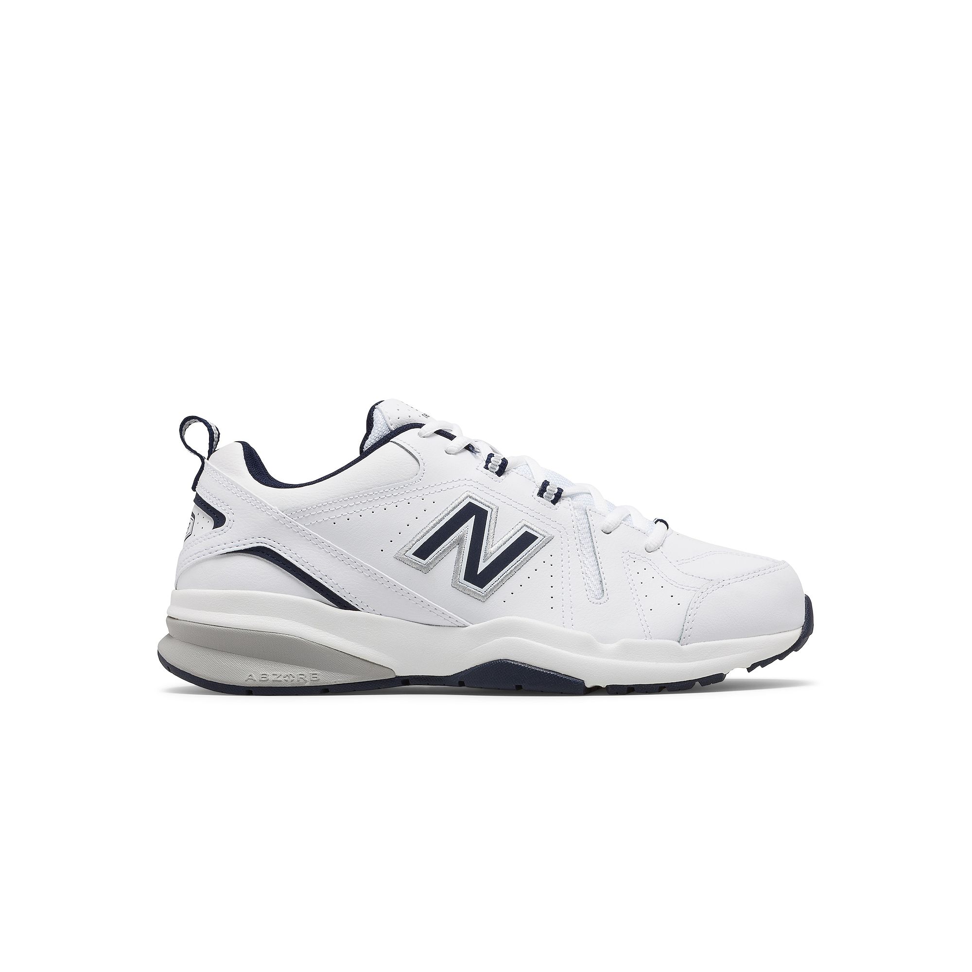 New Balance® 608 v5 Mens Training Shoes, Size: 7, White Navy