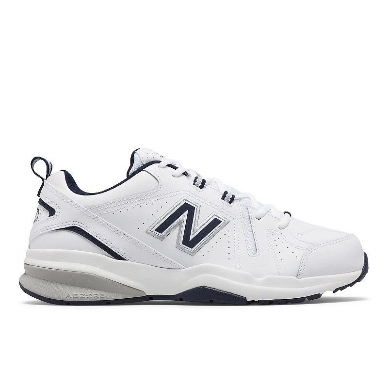 UPC 191902851781 product image for New Balance® 608 v5 Men's Training Shoes, Size: 7 4E, White Navy | upcitemdb.com