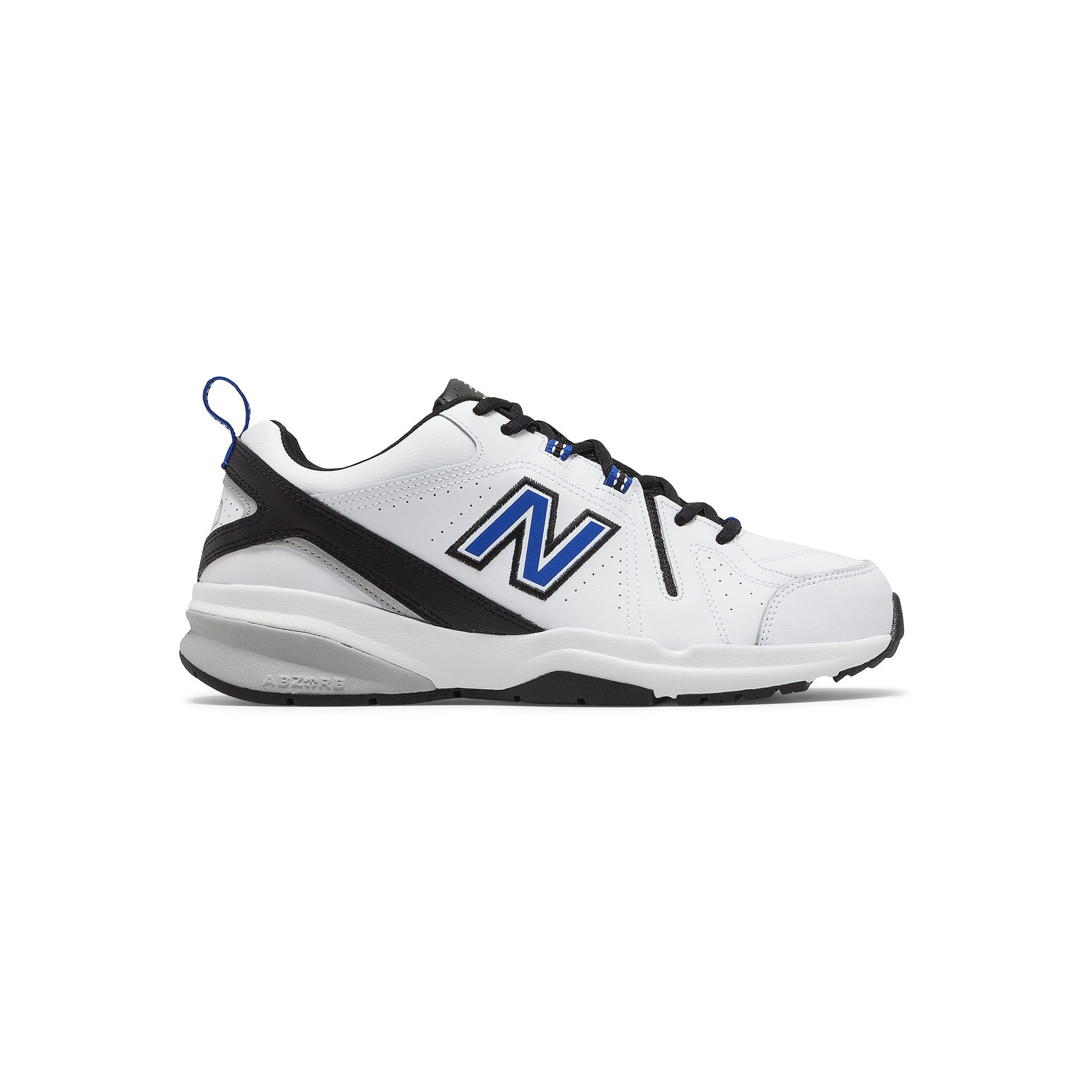 New Balance® 608 v5 Mens Training Shoes, Size: 7.5 4E, White Royal