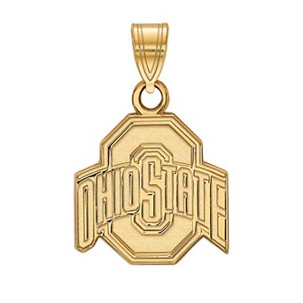 LogoArt 10K Gold Ohio State Pendant