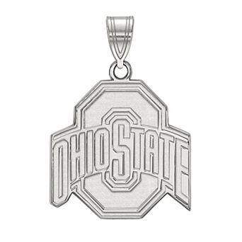 LogoArt Sterling Silver Ohio State Large Pendant