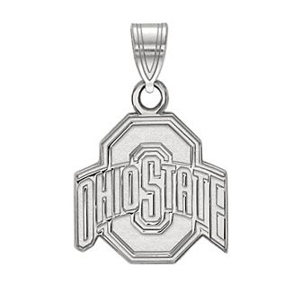 LogoArt Sterling Silver Ohio State Small Pendant