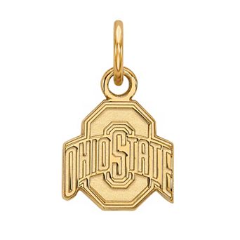 LogoArt 14K Gold Ohio State Small Pendant