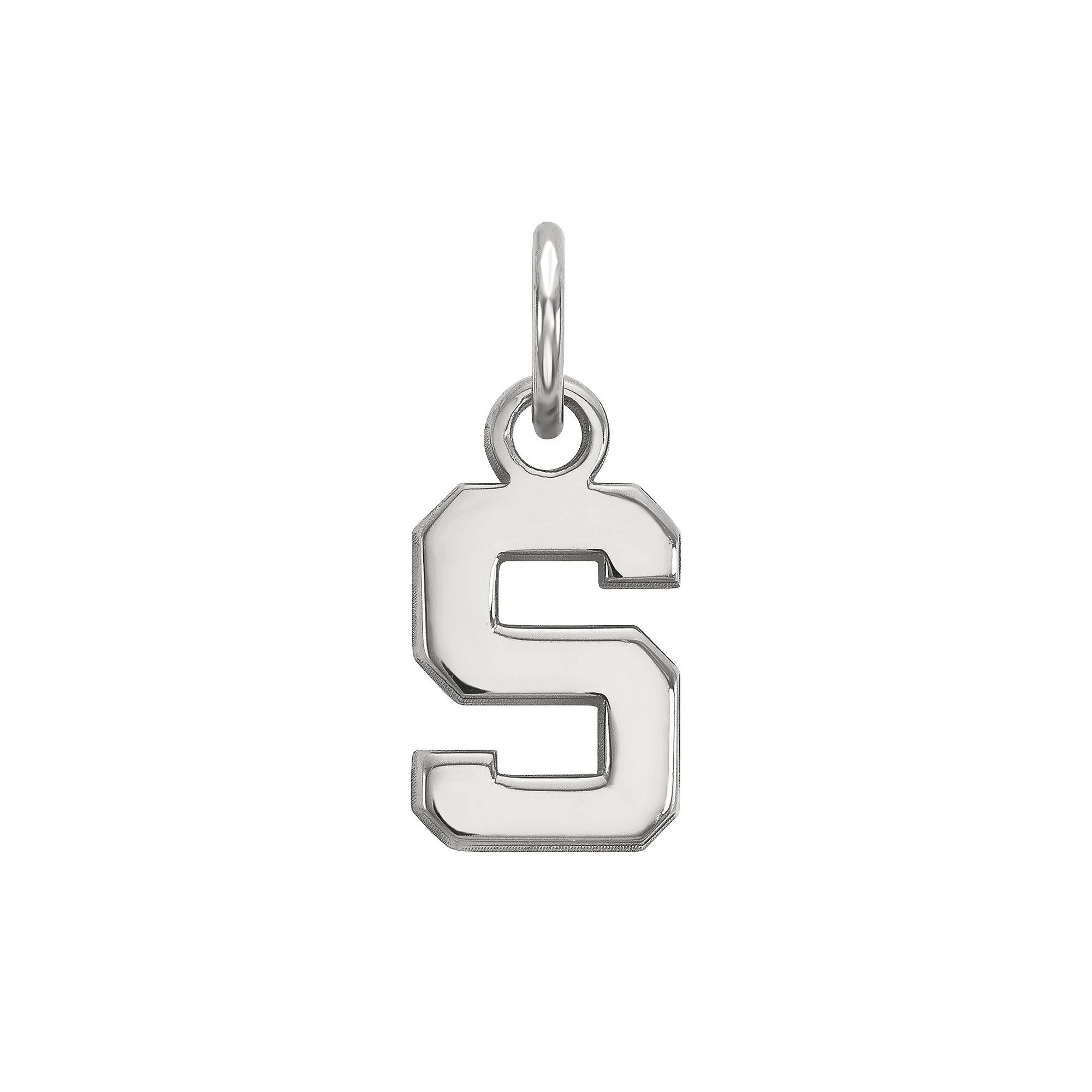 LogoArt Sterling Silver Michigan State Spartans Pendant, Womens, Size: 15 