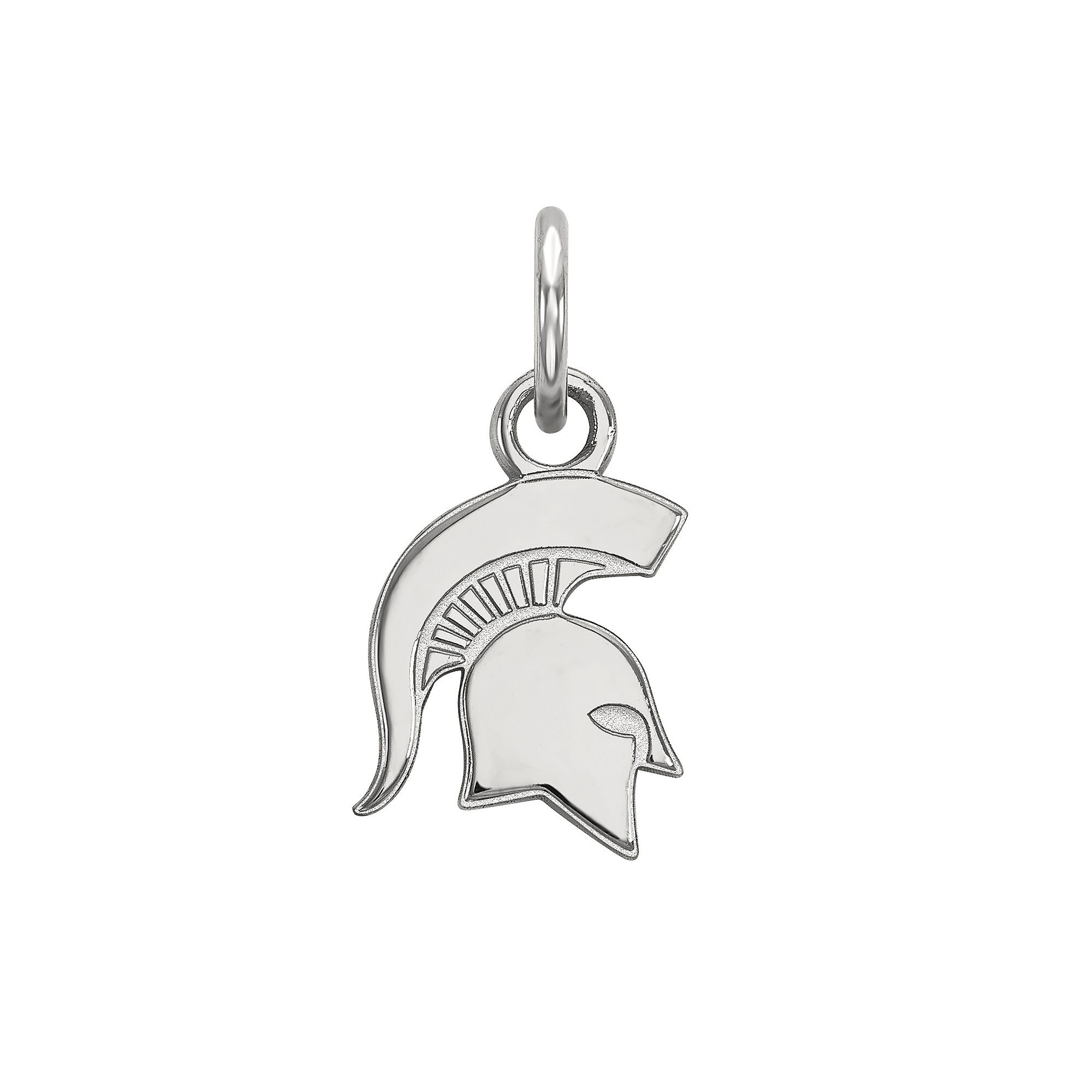 LogoArt Michigan State Spartans Sterling Silver Extra Small Pendant, Women