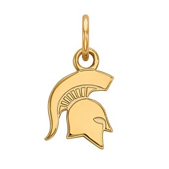 LogoArt 10K Gold Michigan State Spartans Extra Small Pendant