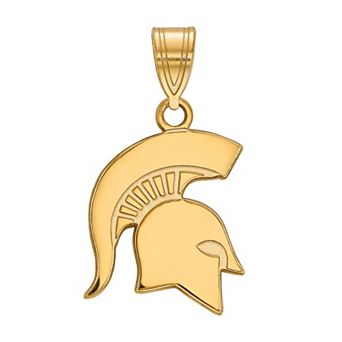 LogoArt 14K Gold Michigan State Spartans Medium Pendant