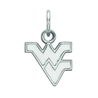 LogoArt Sterling Silver West Virginia Mountaineers Extra Small Pendant