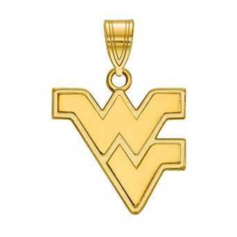 LogoArt 14K Gold West Virginia Moutaineers Medium Pendant